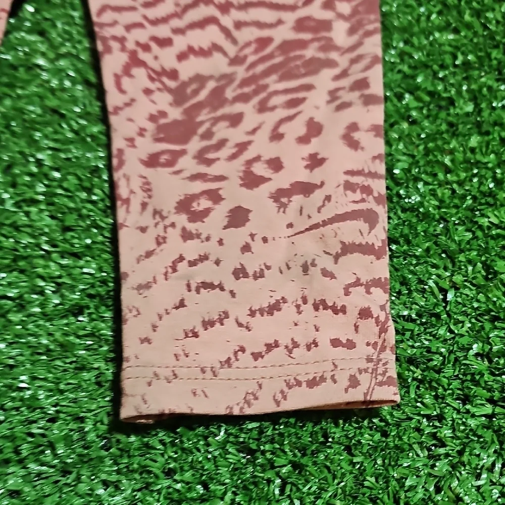 Nike Kids Patterned Pink Leggings